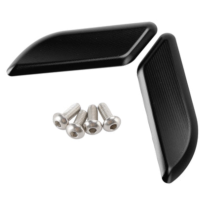 2015-2019 Ducati 959 1299 Panigale Billet Black Mirror Block Off Plates