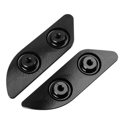 2015-2019 Ducati 959 1299 Panigale Billet Black Mirror Block Off Plates
