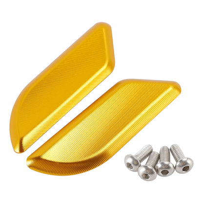 2015-2019 Ducati 959 1299 Panigale Billet Gold Mirror Block Off Plates