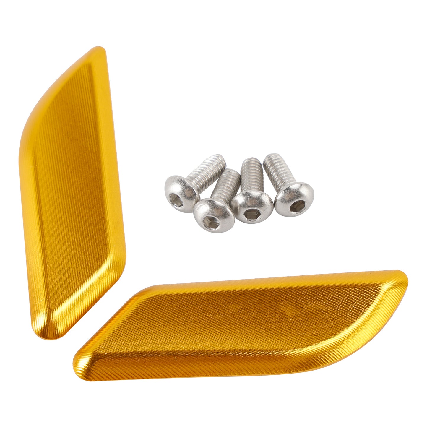 2015-2019 Ducati 959 1299 Panigale Billet Gold Mirror Block Off Plates