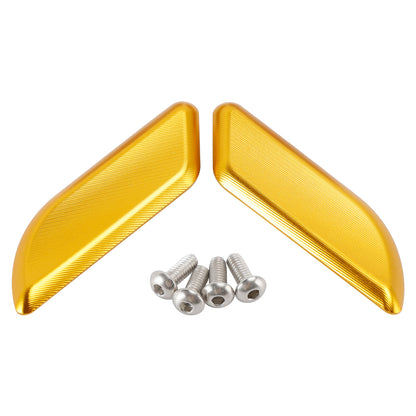 2015-2019 Ducati 959 1299 Panigale Billet Gold Mirror Block Off Plates