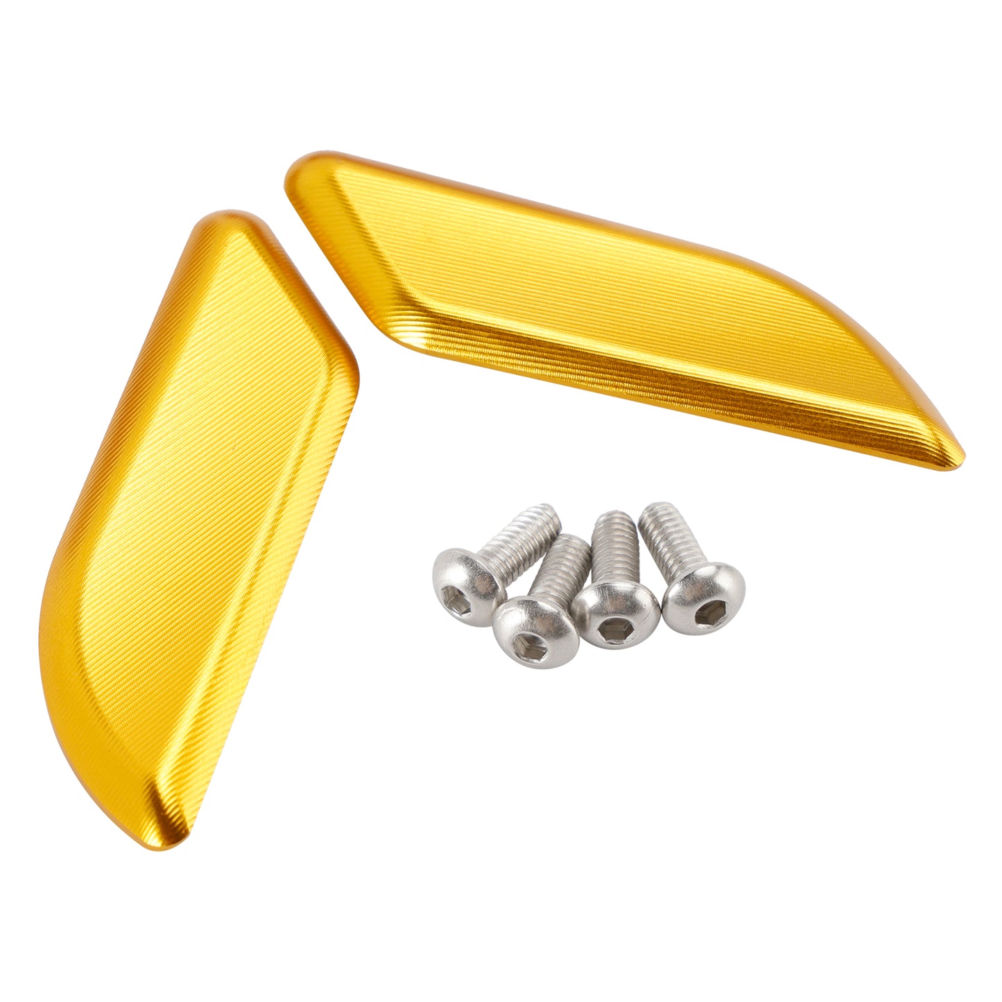 2015-2019 Ducati 959 1299 Panigale Billet Gold Mirror Block Off Plates