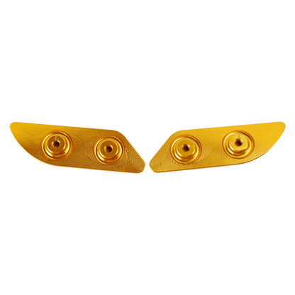 2015-2019 Ducati 959 1299 Panigale Billet Gold Mirror Block Off Plates