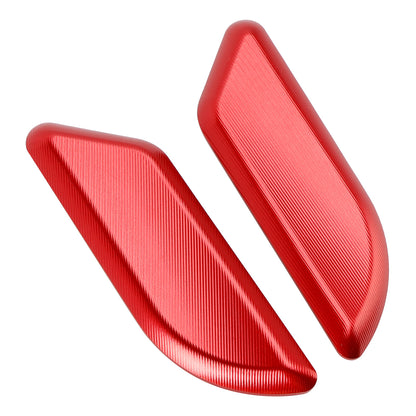 2015-2019 Ducati 959 1299 Panigale Billet Red Mirror Block Off Plates