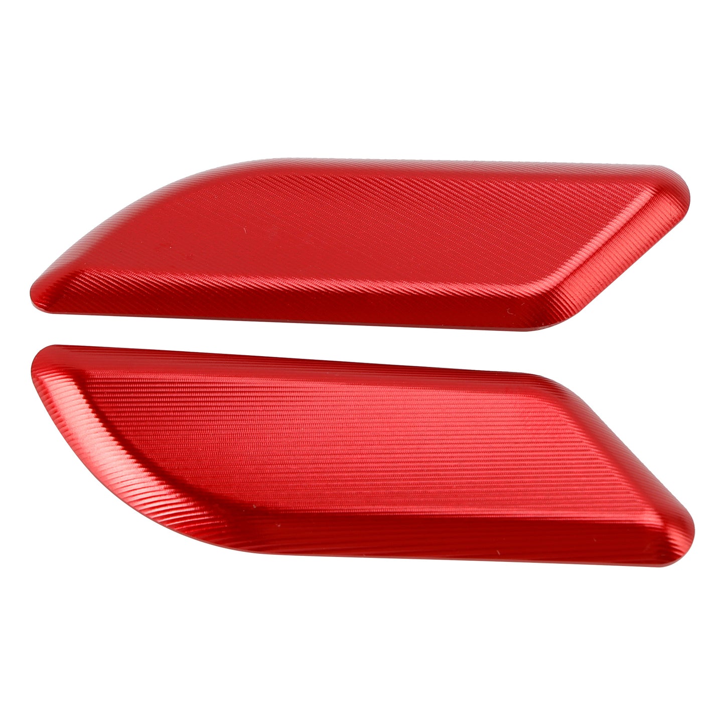 2015-2019 Ducati 959 1299 Panigale Billet Red Mirror Block Off Plates