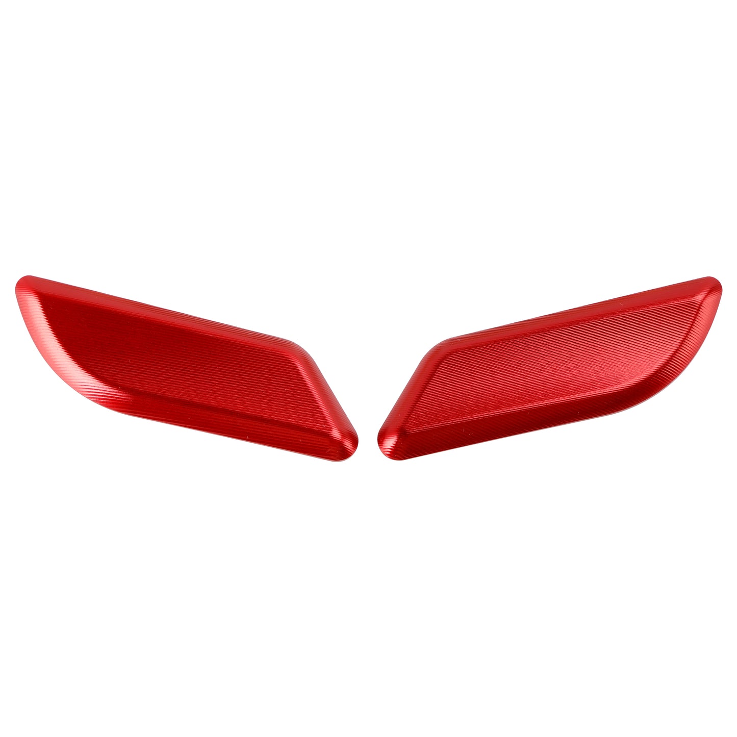 2015-2019 Ducati 959 1299 Panigale Billet Red Mirror Block Off Plates