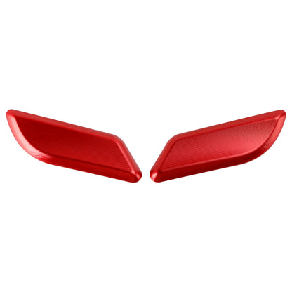2015-2019 Ducati 959 1299 Panigale Billet Red Mirror Block Off Plates