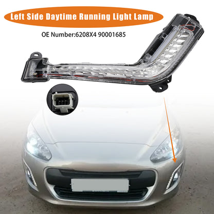 06.2011-04.2014 Peugeot 308 Mk1 Hatch 6208X4 90001685 Left Side Daytime Running Light Lamp