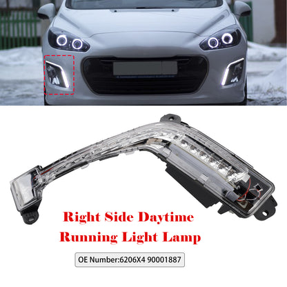 2011-2014 Peugeot 308 Mk1 Hatch Right Side DRL Light Lamp LED Bulbs