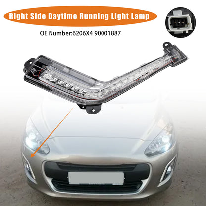 2011-2014 Peugeot 308 Mk1 Hatch Right Side DRL Light Lamp LED Bulbs