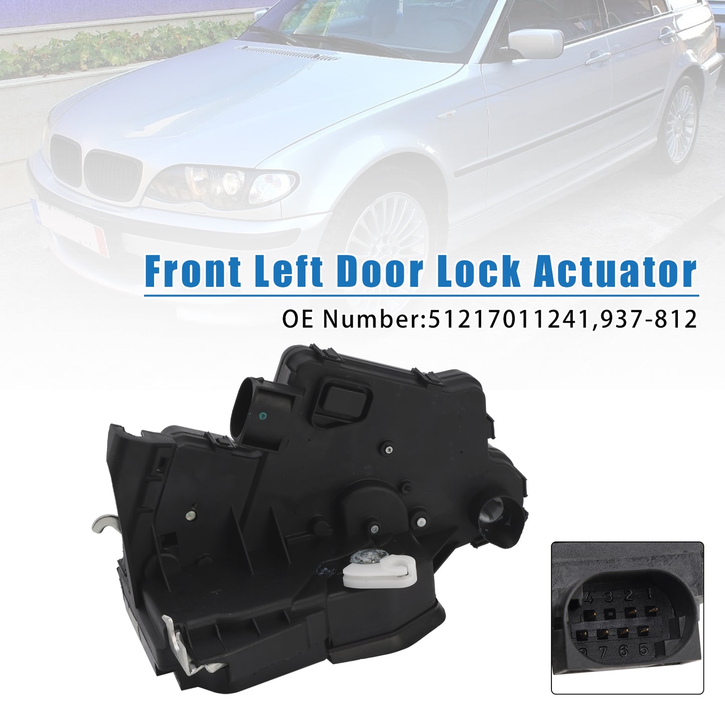 2001-2005 BMW 3 Series E46 51217011241 Front Left Door Lock Actuator