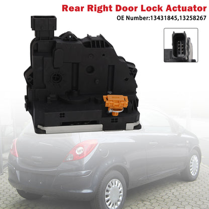 08.2006-12.2011 OPEL CORSA D (S07) 1.4 LPG (L08, L68) 90 HP 1364 ccm 13431845 Rear Right Door Lock Actuator