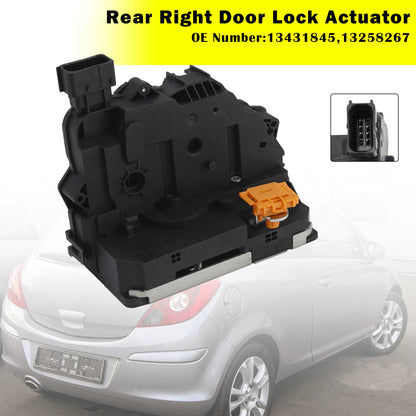 08.2006-12.2011 OPEL CORSA D (S07) 1.4 LPG (L08, L68) 90 HP 1364 ccm 13431845 Rear Right Door Lock Actuator