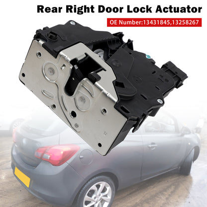 08.2006-12.2011 OPEL CORSA D (S07) 1.4 LPG (L08, L68) 90 HP 1364 ccm 13431845 Rear Right Door Lock Actuator