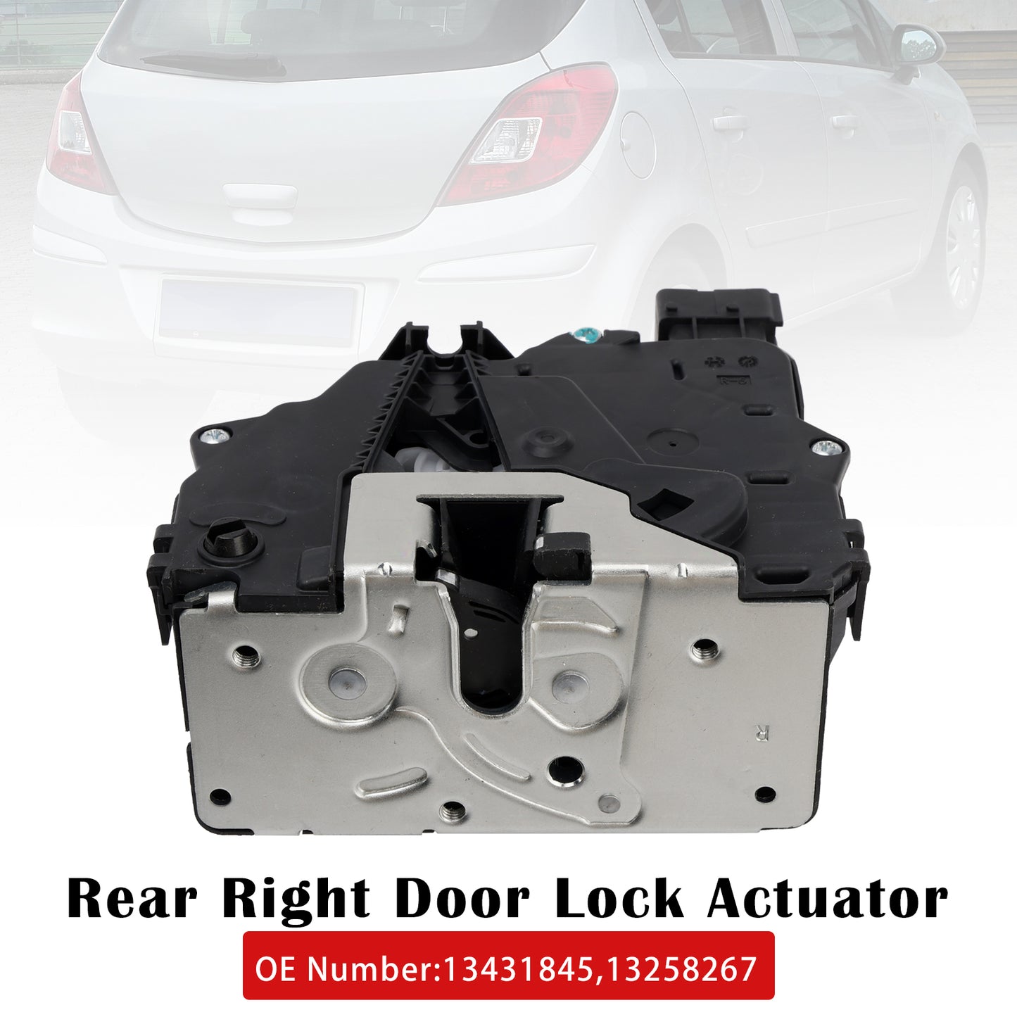 08.2006-12.2011 OPEL CORSA D (S07) 1.4 LPG (L08, L68) 90 HP 1364 ccm 13431845 Rear Right Door Lock Actuator