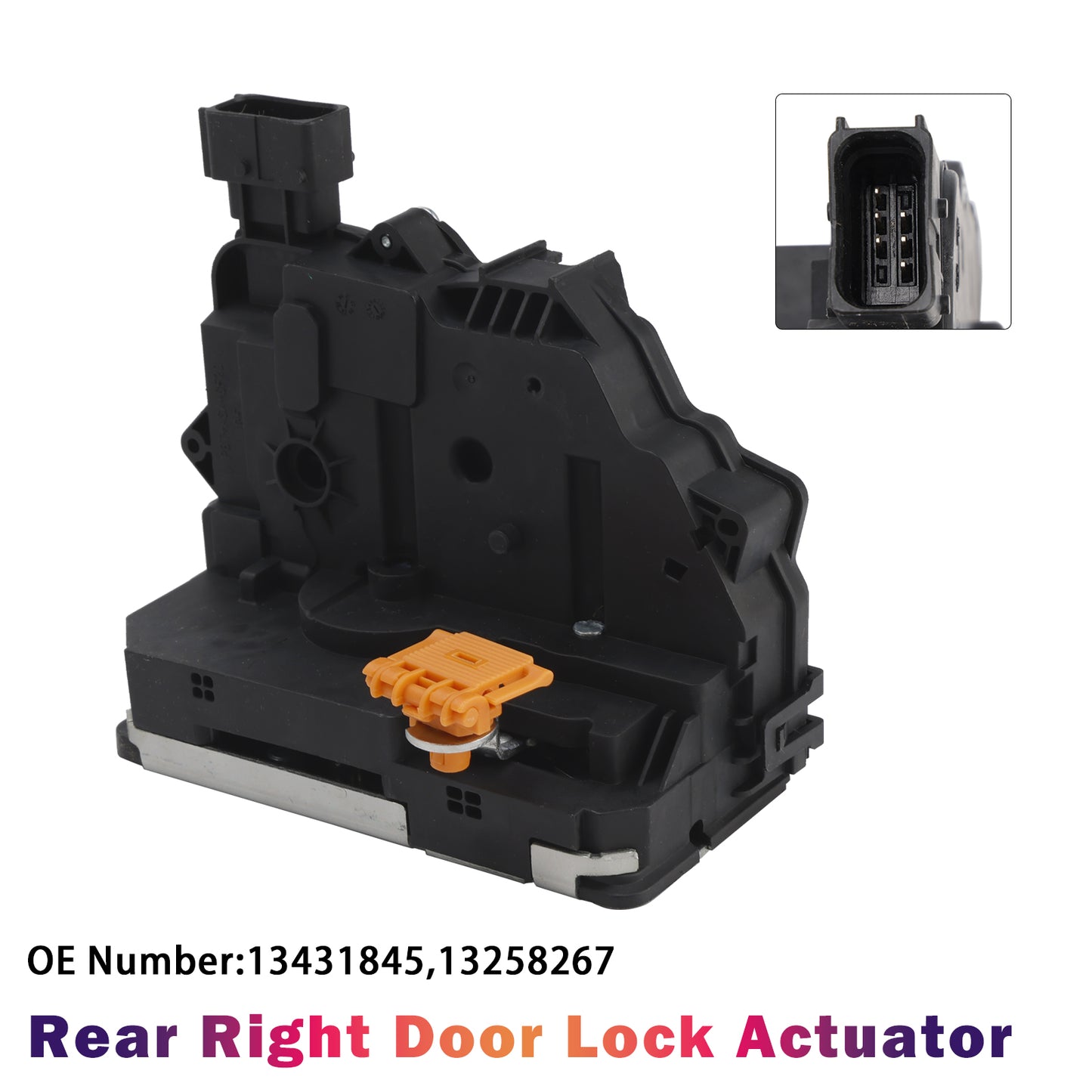 08.2006-12.2011 OPEL CORSA D (S07) 1.4 LPG (L08, L68) 90 HP 1364 ccm 13431845 Rear Right Door Lock Actuator