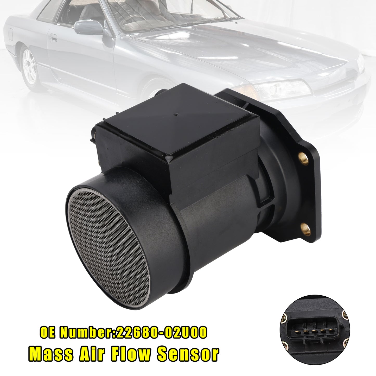 1989-1993 Nissan Skylin R32 RB20E RB20DET 22680-02U00 Mass Air Flow Sensor