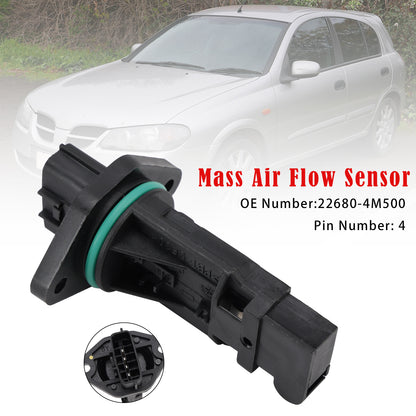 2001-2004 Nissan Maxima A33 3.0L VQ30DE Petrol Mass Air Flow Sensor 22680-4M500