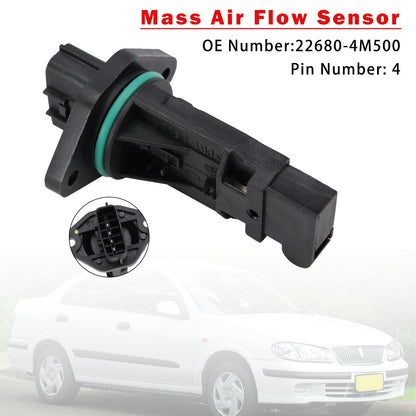 2001-2004 Nissan Maxima A33 3.0L VQ30DE Petrol Mass Air Flow Sensor 22680-4M500