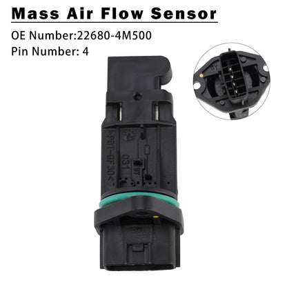 2001-2004 Nissan Maxima A33 3.0L VQ30DE Petrol Mass Air Flow Sensor 22680-4M500