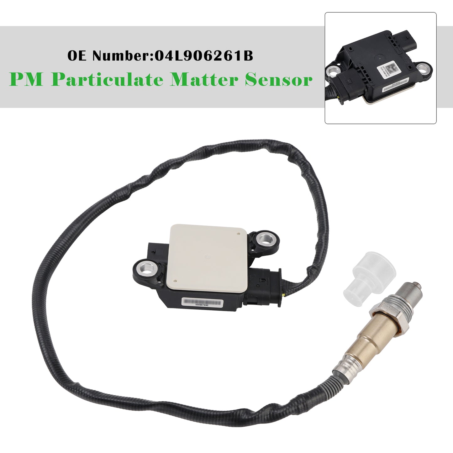 2015/04-2019/12 VW Multivan T6 (SGF, SGM, SGN, SHM, SHN) 2.0 TDI 102PS/75KW PM Particulate Matter Sensor 04L906261B