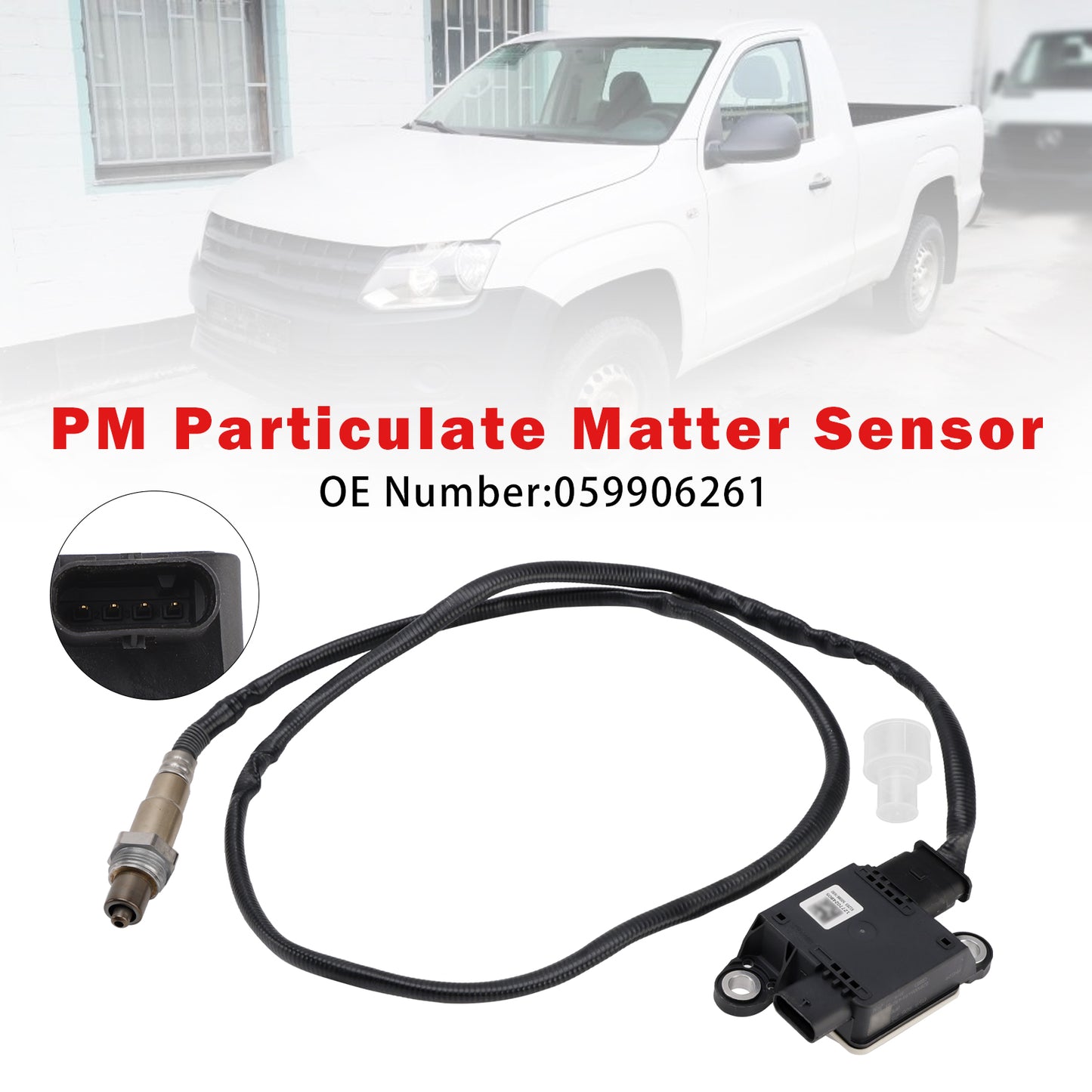 2016/06-2020/08 VW Amarok 3.0 TDI 4motion 2967 ccm 150 KW 204 PS PM Particulate Matter Sensor 059906261
