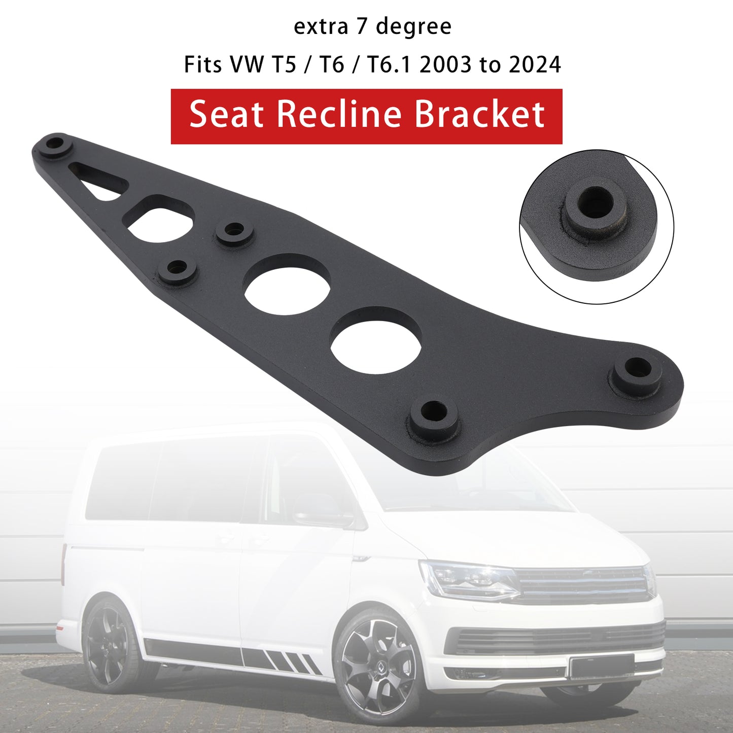 2003-2024 VW Transporter T5 T6 Double Passenger Seat Extra Recline Bracket