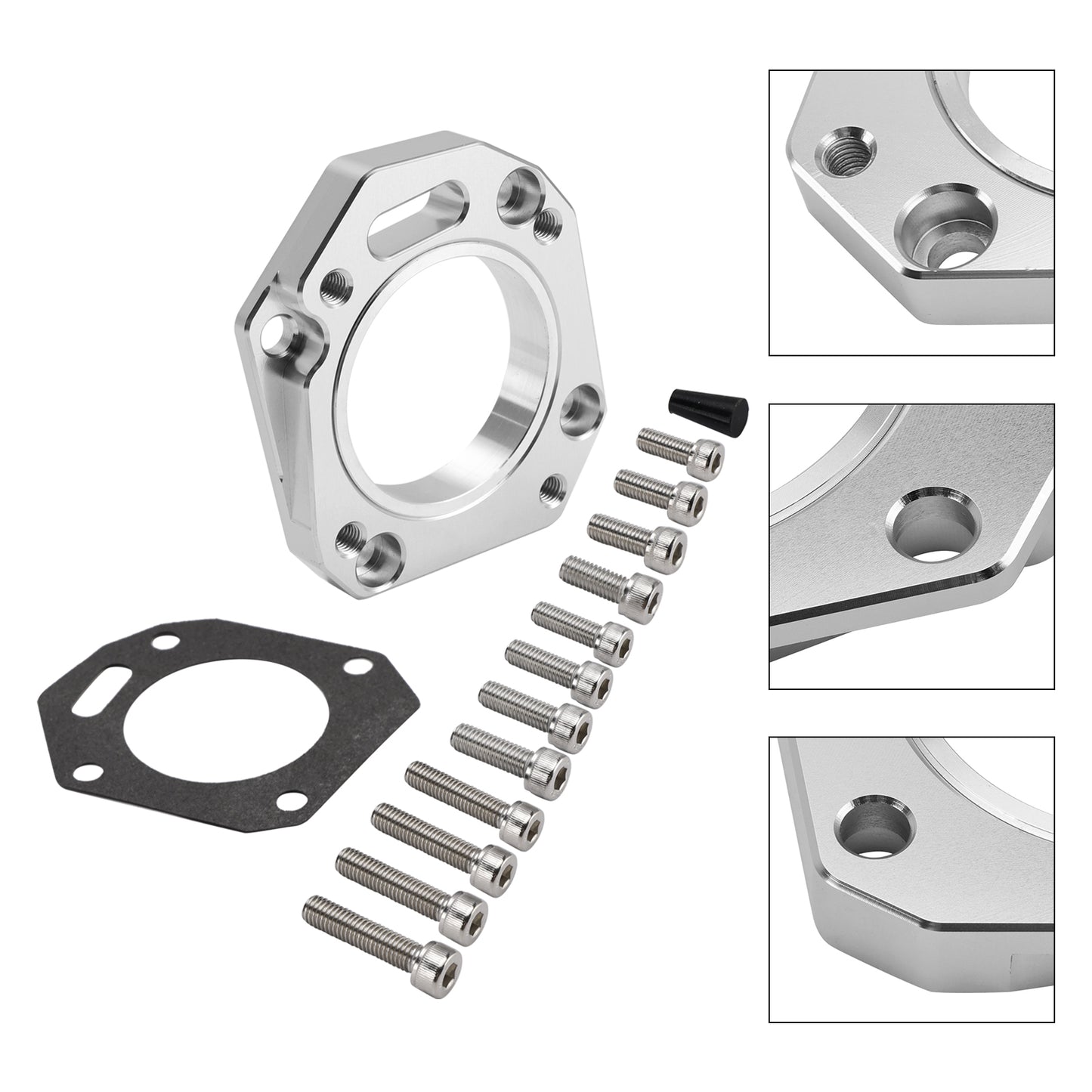 K-swap Integra Civic K20A K20A2 K20A3 Manifold Flange RBC/RRC Manifold Flange Dual Throttle Body Adapter 62mm 70mm