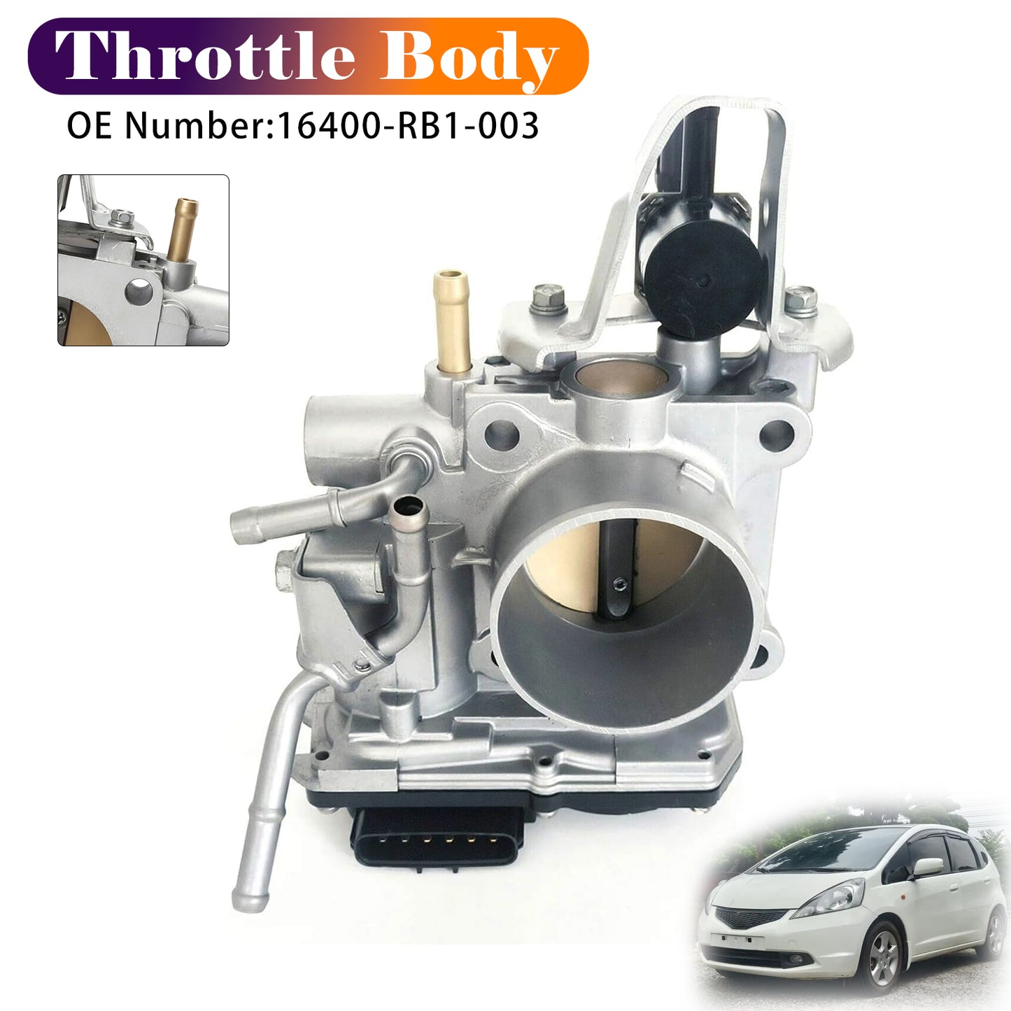 2009 2010 2011 2012 2013 Honda Fit 16400-RB1-003 Throttle Body Assembly