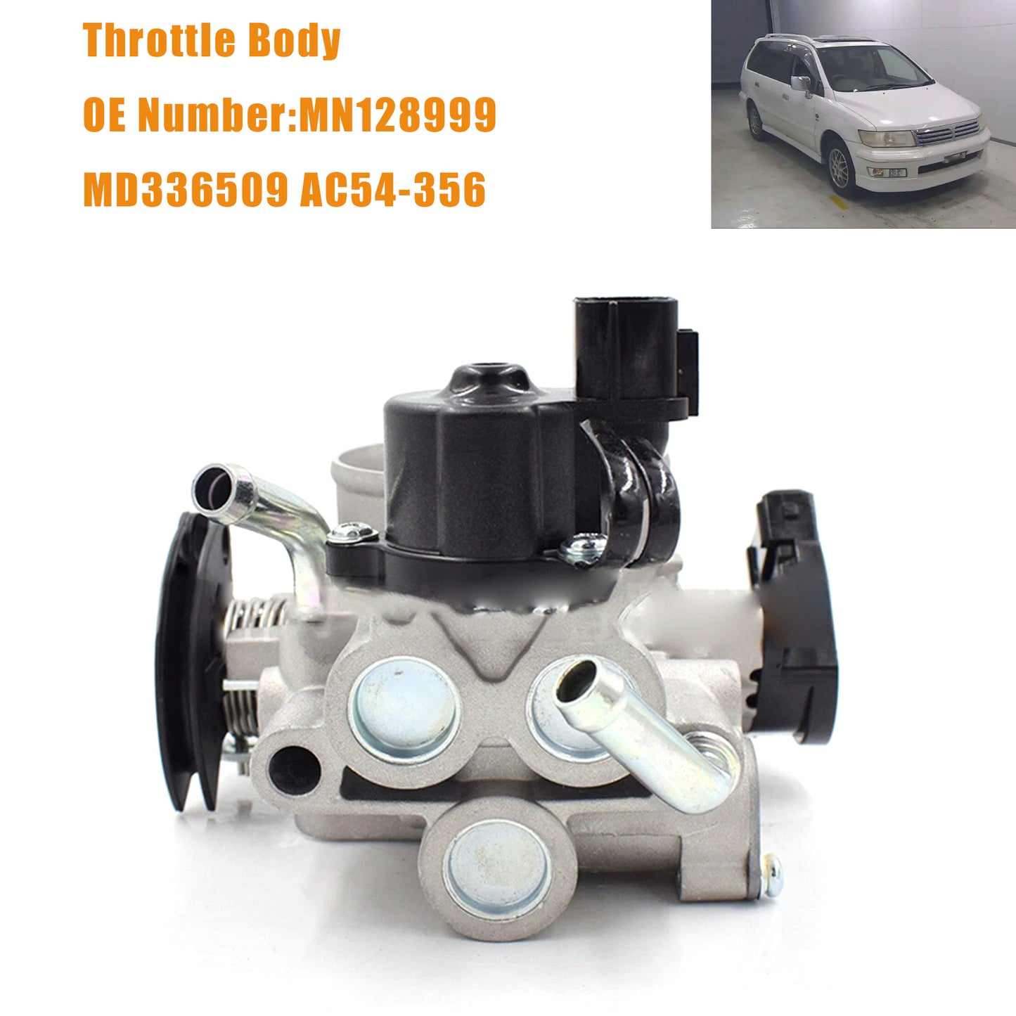 1998-2002 Mitsubishi N84 MN128999 MD336509 Throttle Body Assembly
