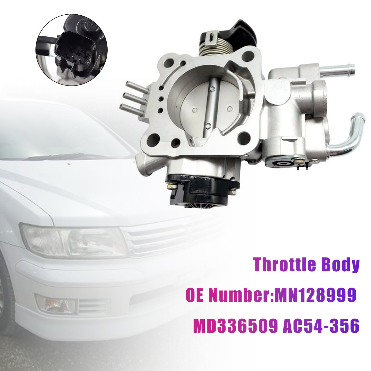 1998-2002 Mitsubishi N84 MN128999 MD336509 Throttle Body Assembly