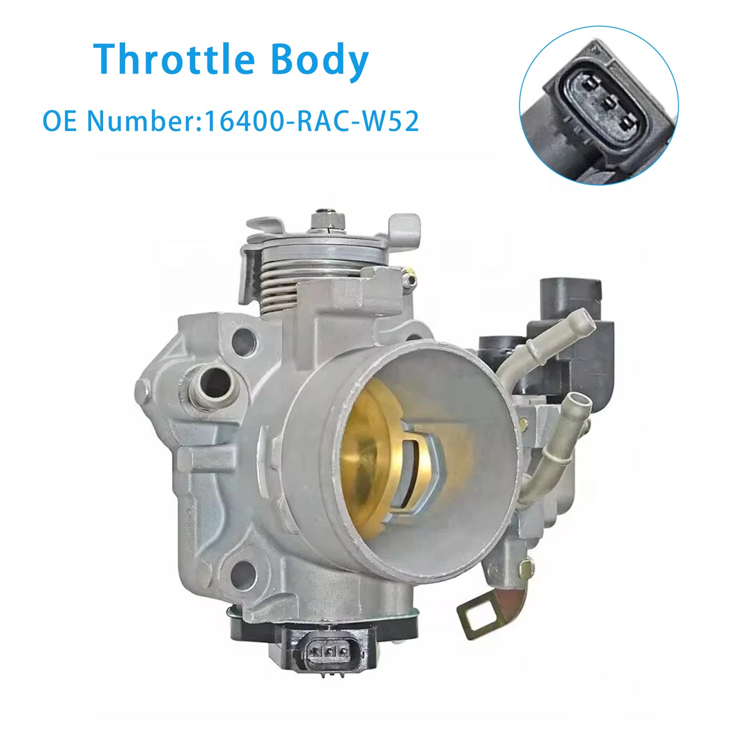 2003-2008 Honda Accord Engine K20A7 2.0L 16400-RAC-W52 Throttle Body
