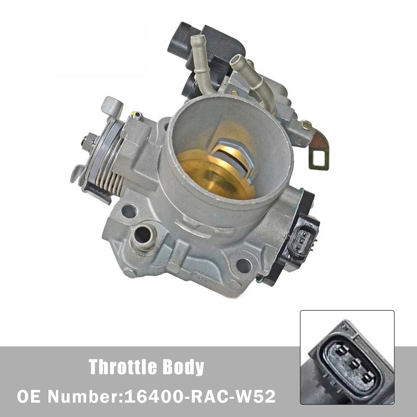 2003-2008 Honda Accord Engine K20A7 2.0L 16400-RAC-W52 Throttle Body