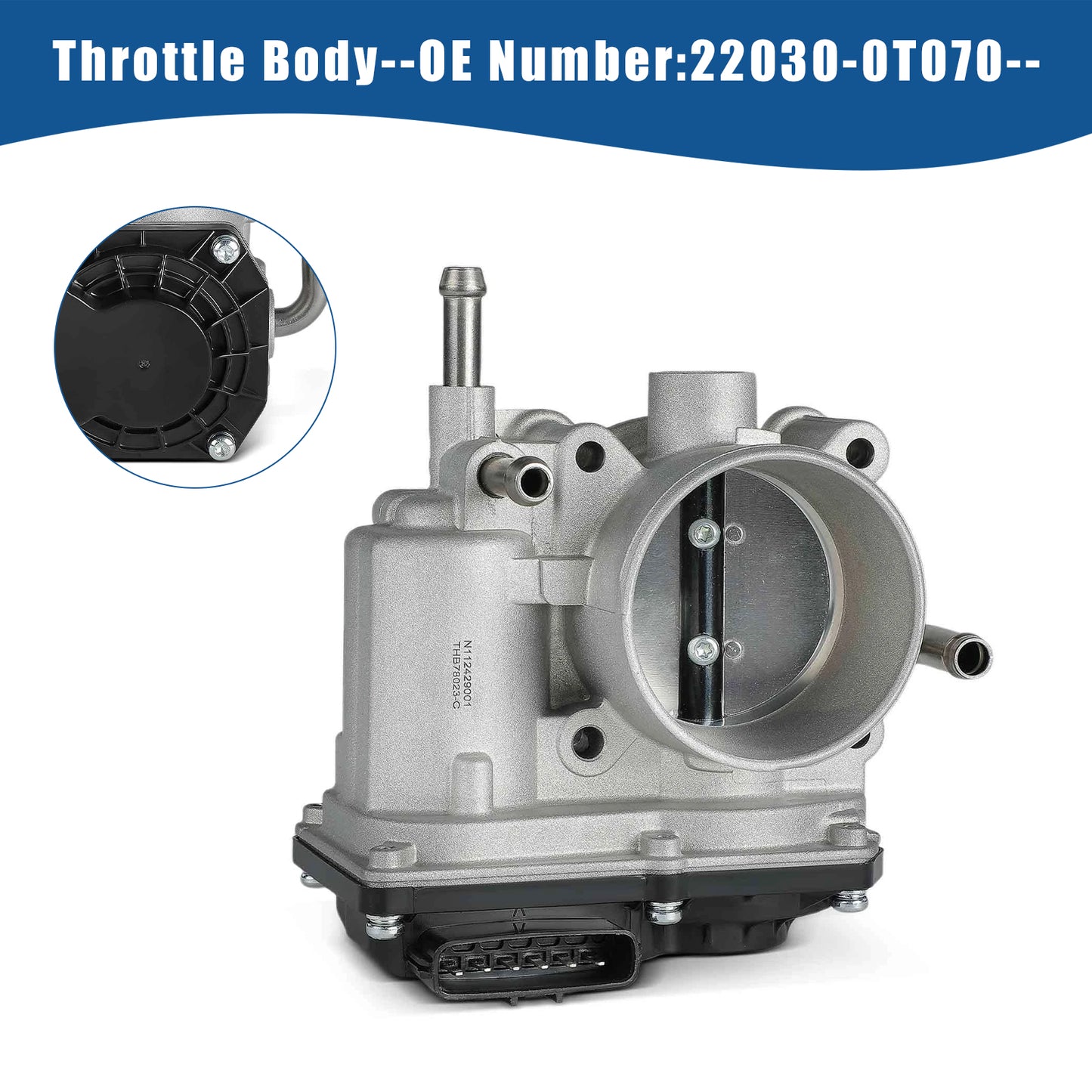 2009-2010 Toyota Matrix L4 1.8L GAS 22030-0T070 Throttle Body