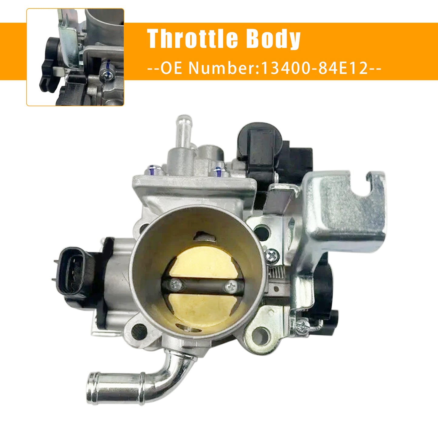 2003- Suzuki (Import) WAGON R+ Hatchback (MM) 1.3 4WD (RB 413) M13A 1328 69 Hatchback 13400-84E12 Throttle Body