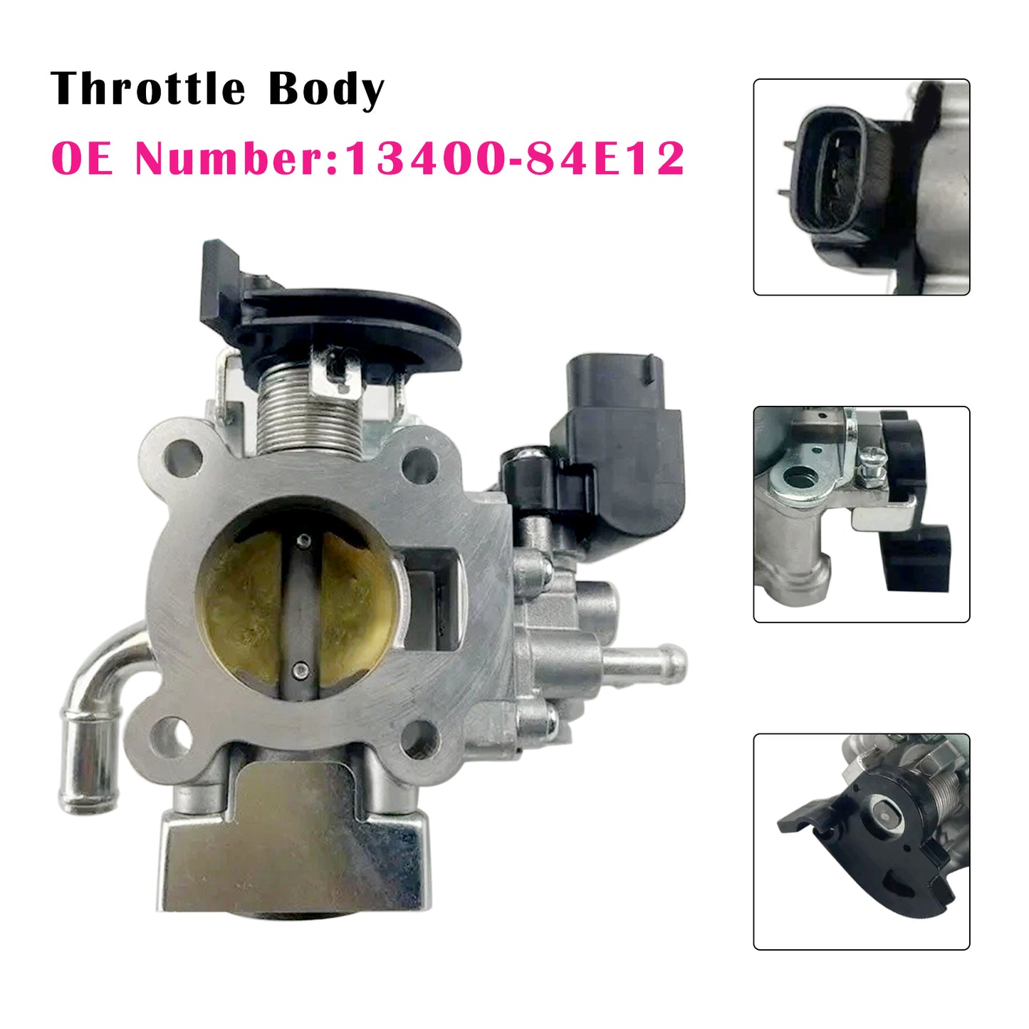 2003- Suzuki (Import) WAGON R+ Hatchback (MM) 1.3 4WD (RB 413) M13A 1328 69 Hatchback 13400-84E12 Throttle Body