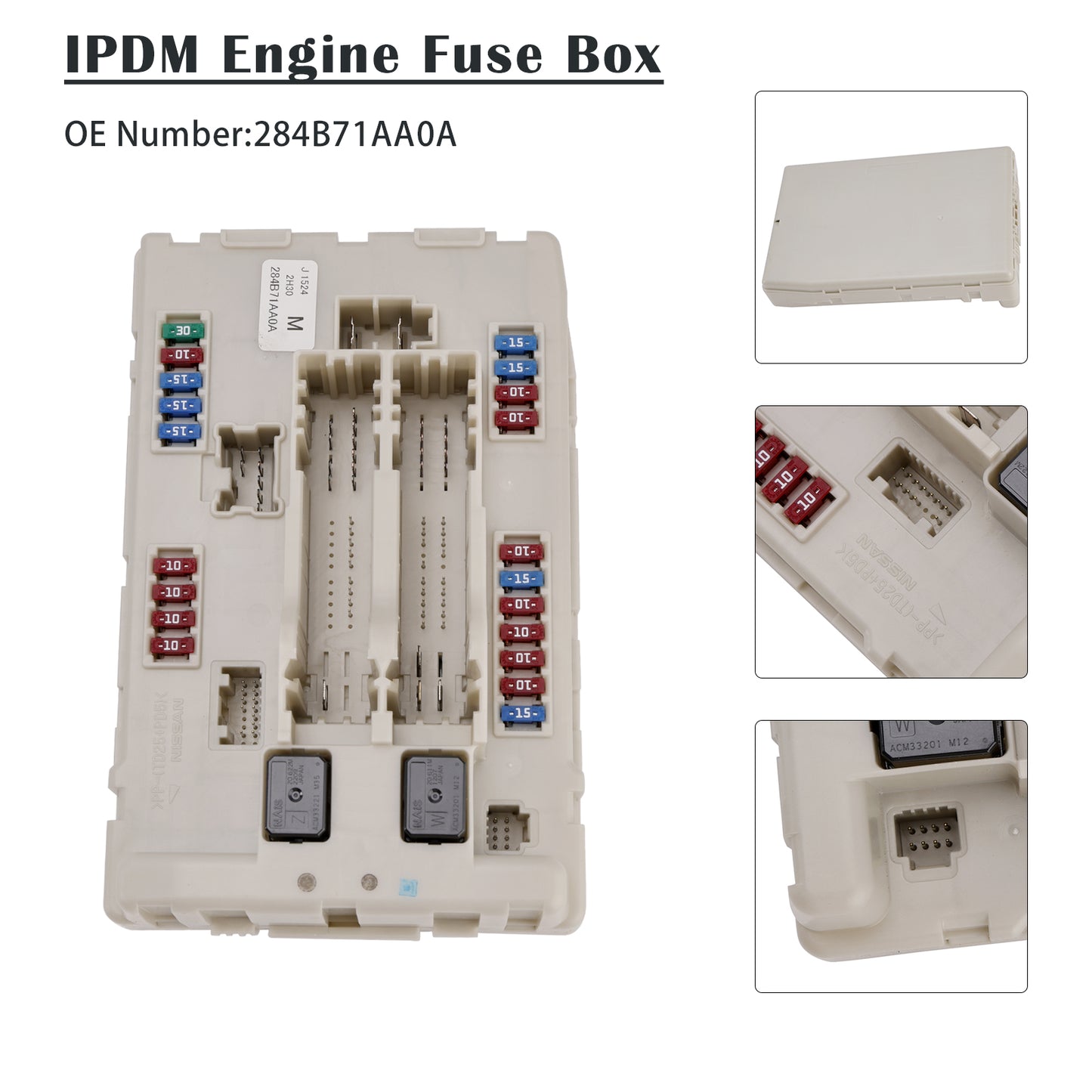 2009-2014 Nissan Maxima 2.5L 3.5L 284B71AA0A IPDM Engine Fuse Box