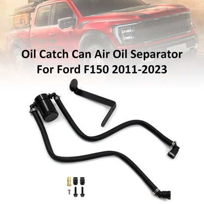 2016 Ford F-150 5.0L OCC-1077-BK Ford F150 Oil Catch Can Air Oil Separator