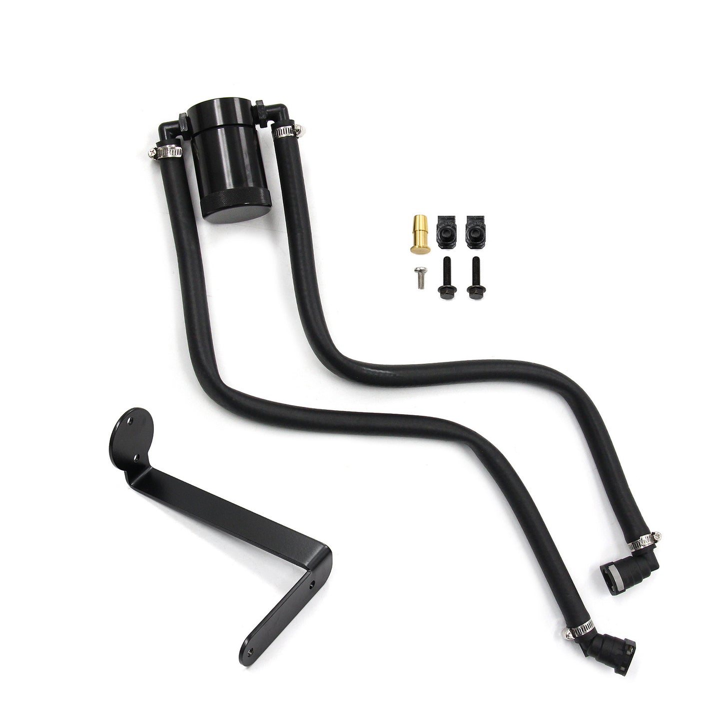 2016 Ford F-150 5.0L OCC-1077-BK Ford F150 Oil Catch Can Air Oil Separator