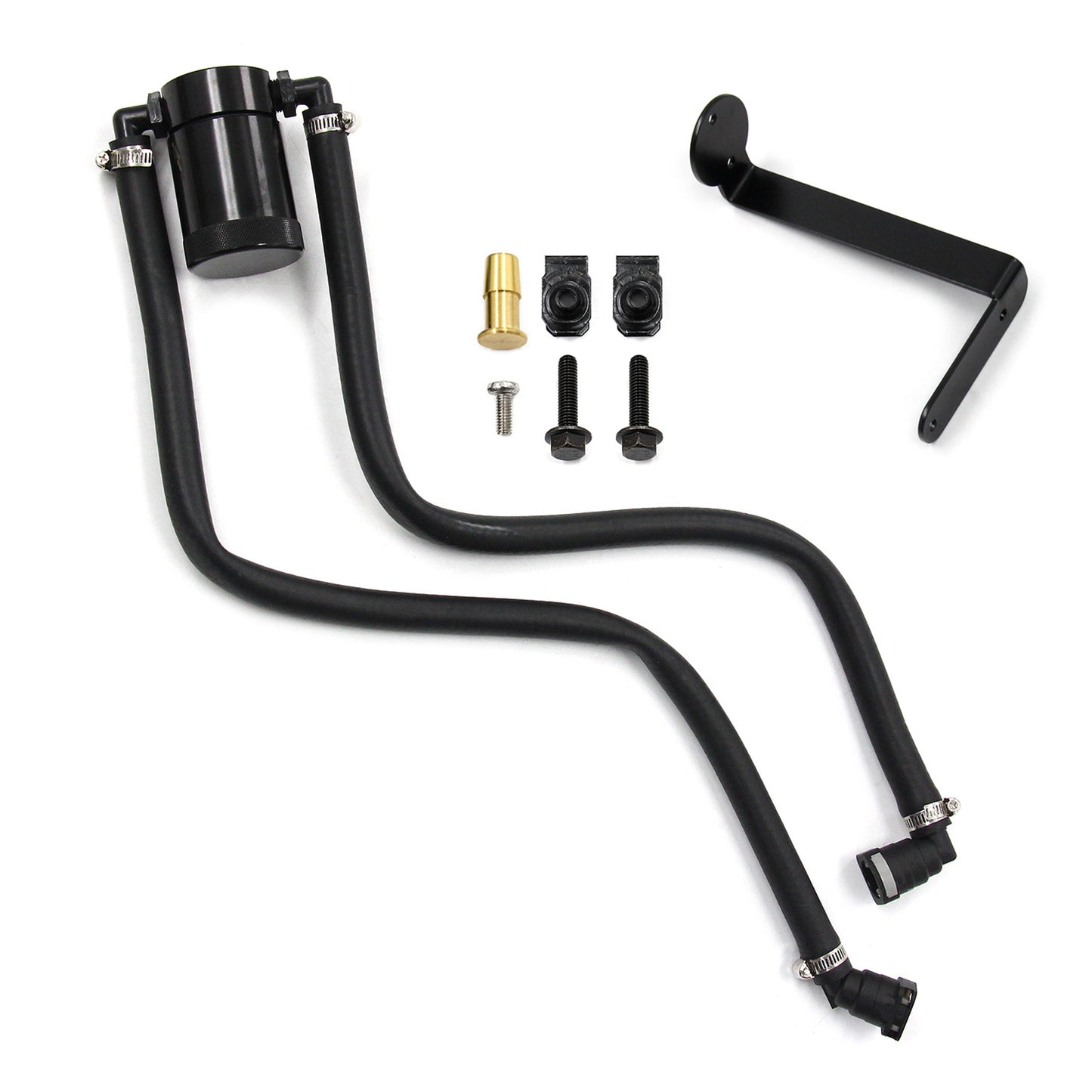 2016 Ford F-150 5.0L OCC-1077-BK Ford F150 Oil Catch Can Air Oil Separator