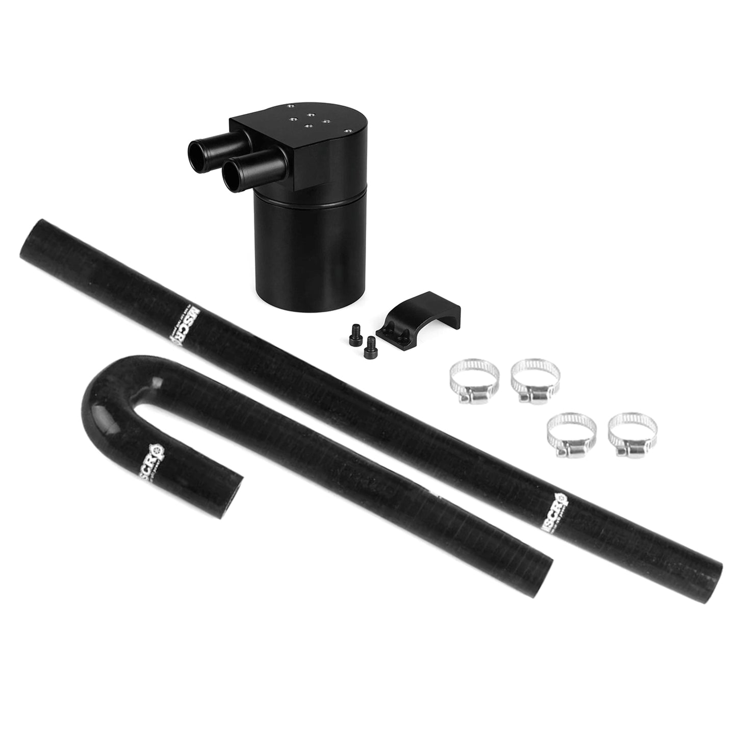 2008 Bmw 1 Series E82 Coupe 135i 1m OCC016-Black Oil Catch Can Tank with Silicone Radiator Hose