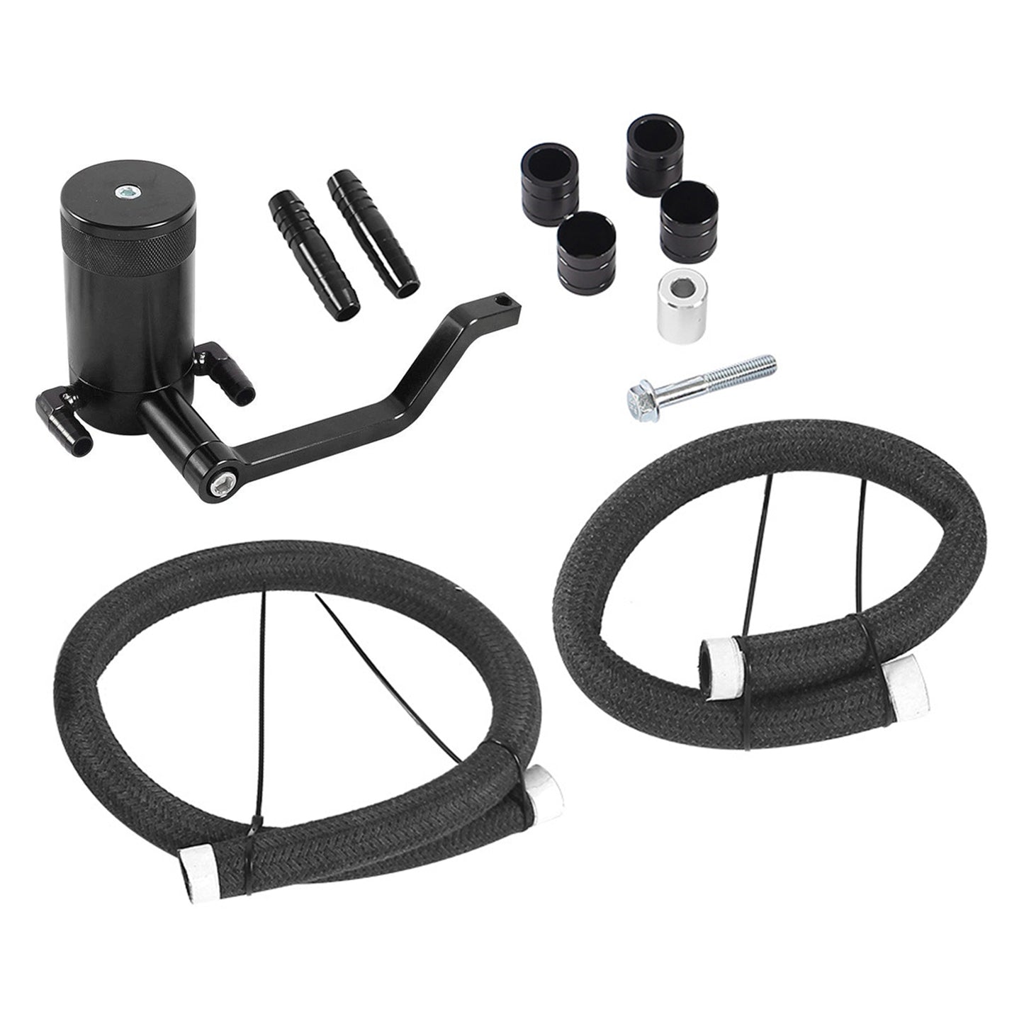 2021 Jeep Grand Cherokee 6.4 OCC-1056 Catch Can Air Oil Separator Black