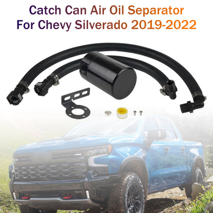 2019-2022 Chevy Silverado Catch Can Air Oil Separator