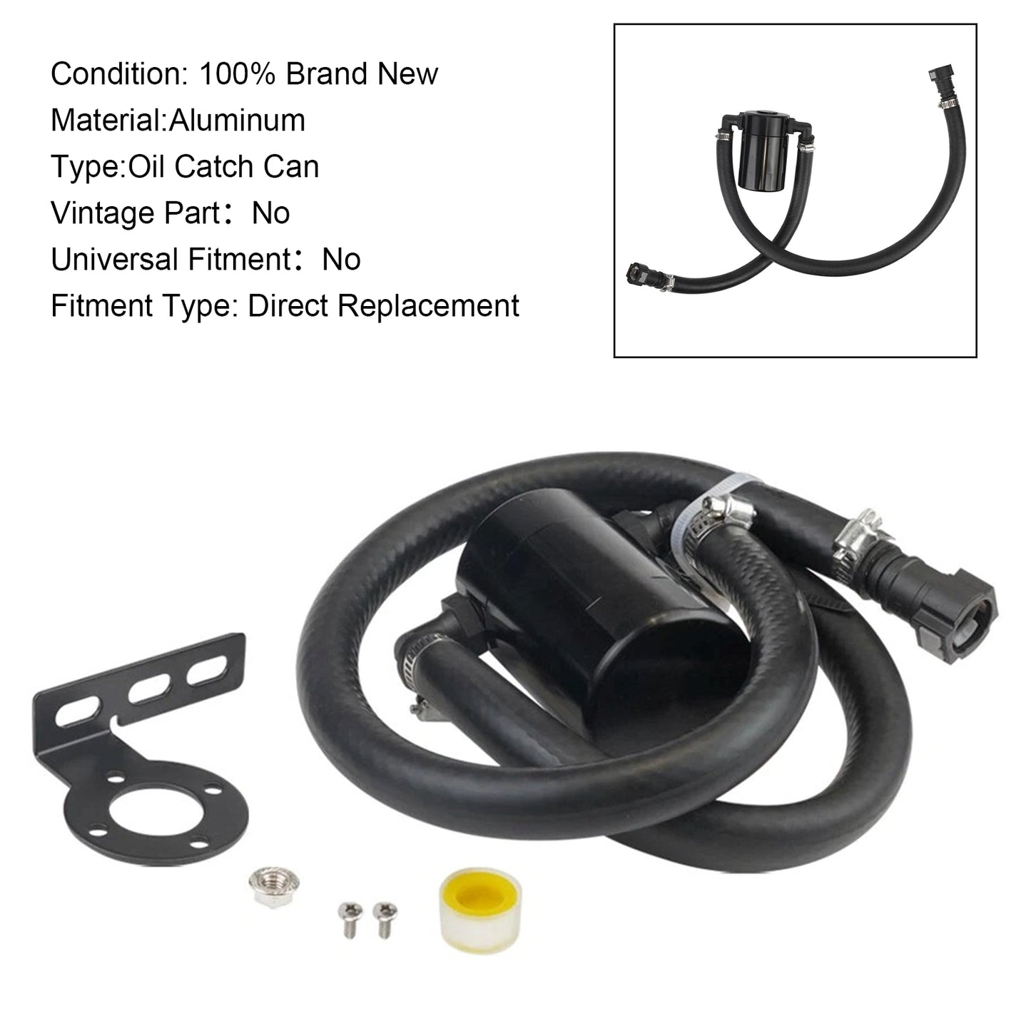 2019-2022 Chevy Silverado Catch Can Air Oil Separator