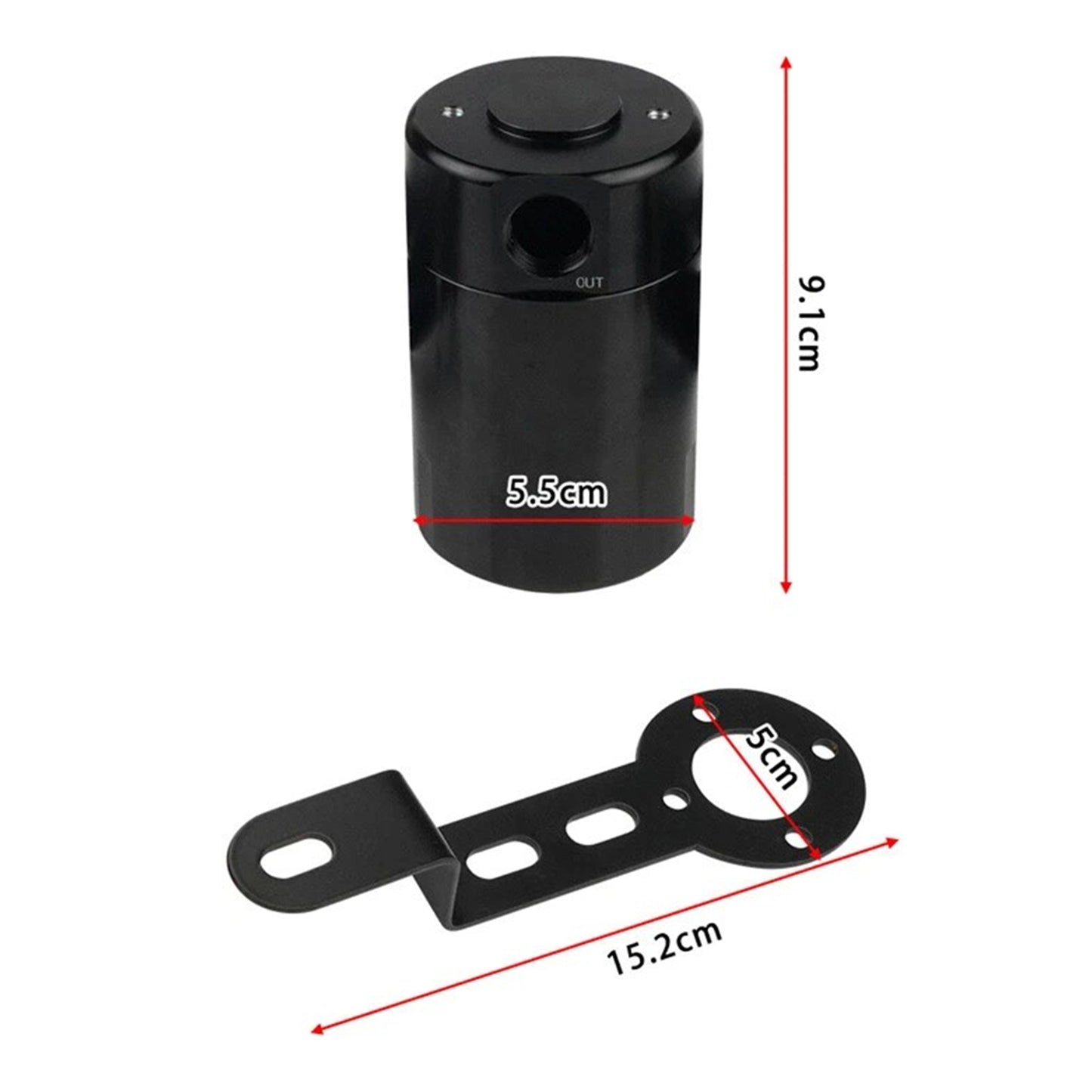 2016 Chevy Suburban 5.3L 6.2L OCC-1074 Catch Can Air Oil Separator