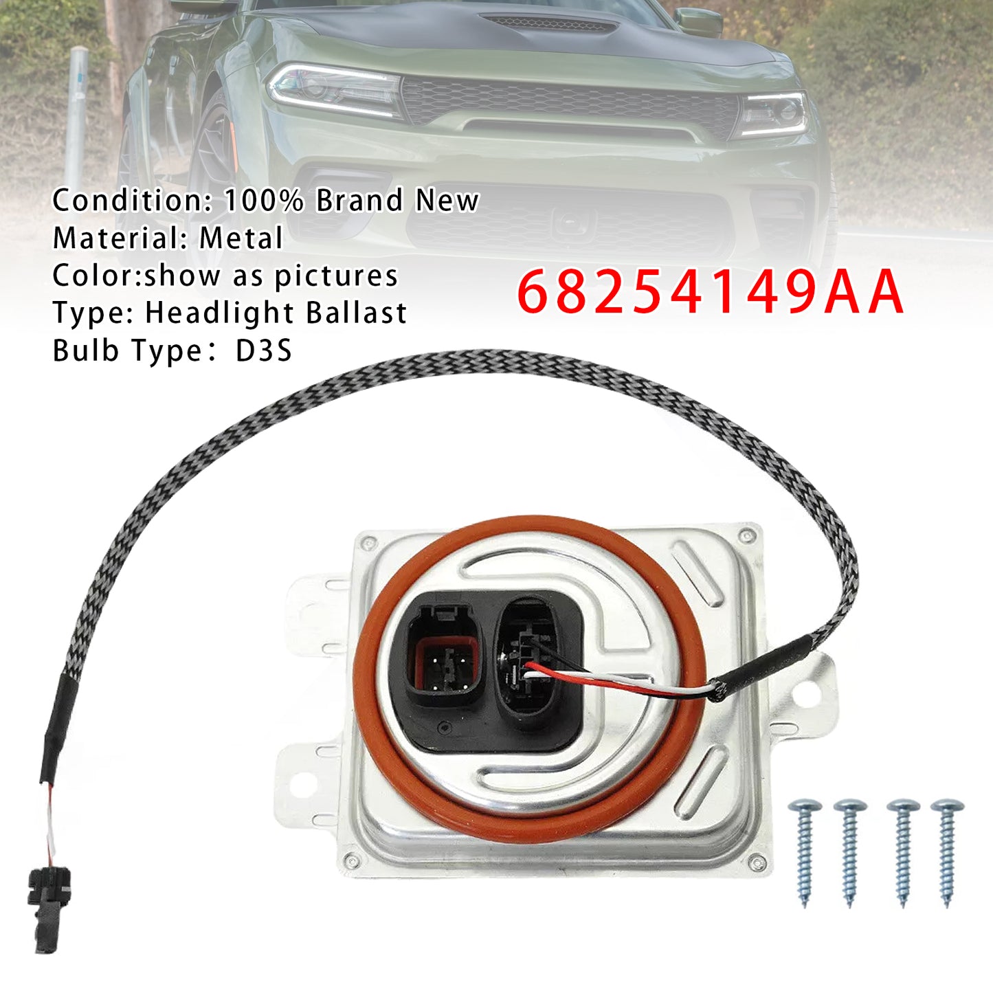 2015-2023 Dodge Charger 3.6L 5.7L 6.2L 6.4L 68254149AA Xenon HID Ballast Module