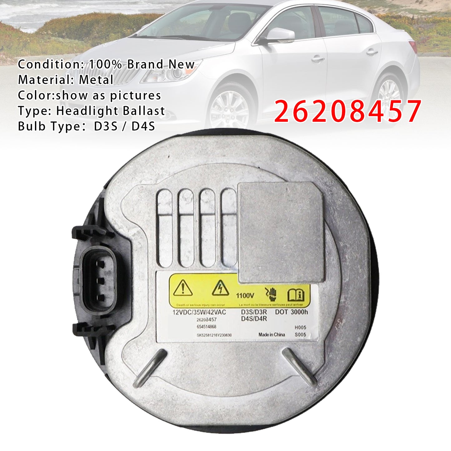 2014- Mazda 5 26208457 Xenon Ballast Control Unit