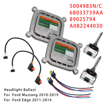 2010-2019 Ford Mustang DL3Z13C170A Xenon Headlight Ballast HID Control Unit Module Kit