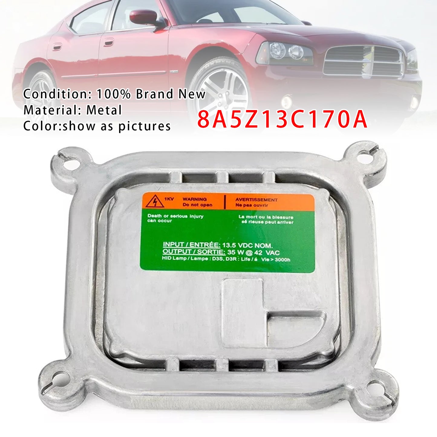 Lincoln MKC MKS MKT MKX Navigator 8A5Z13C170A Xenon HID Ballast Control Unit Module