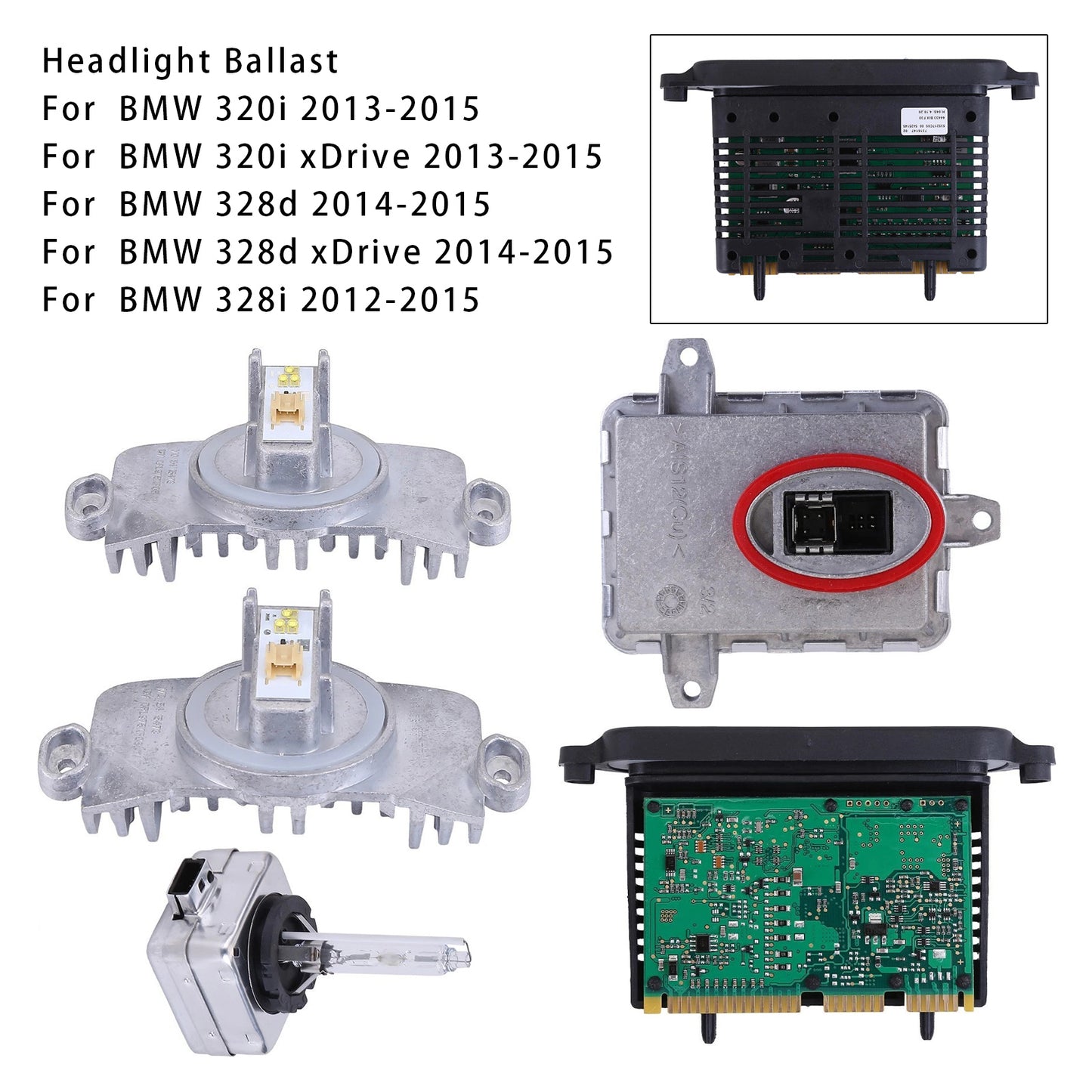 2013-2015 BMW ActiveHybrid 3 63117398766 Adaptive Xenon Ballast Control Module Kit